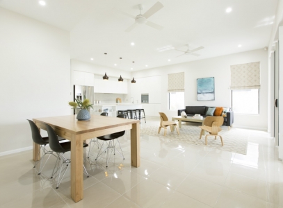 Dining, Kitchen and Family Room