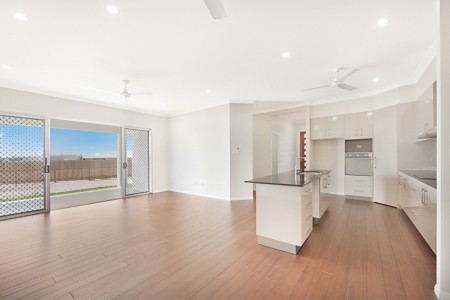 Kitchen and Dining showing timber floor